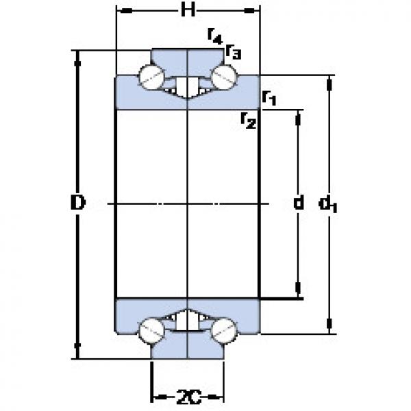 المحامل BTW 130 CTN9/SP SKF #1 image