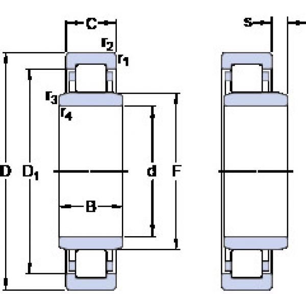 المحامل NUB 210 ECP SKF #1 image