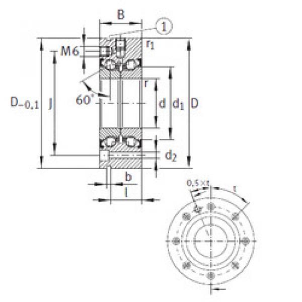 المحامل ZKLF100200-2Z INA #1 image