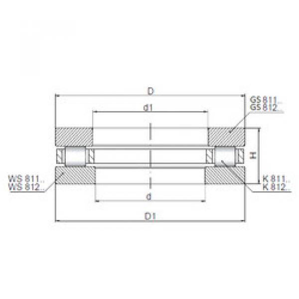 المحامل 81109 ISO #1 image