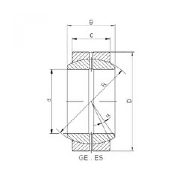 المحامل GE 070 ES-2RS ISO #1 image