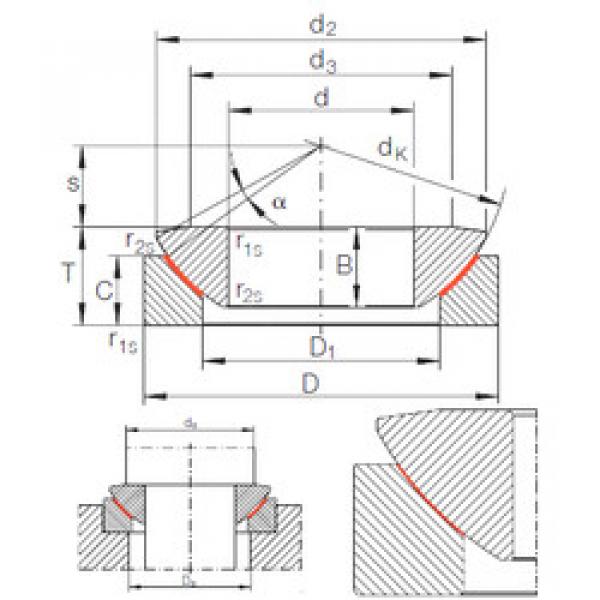 المحامل GE 80 AW INA #1 image