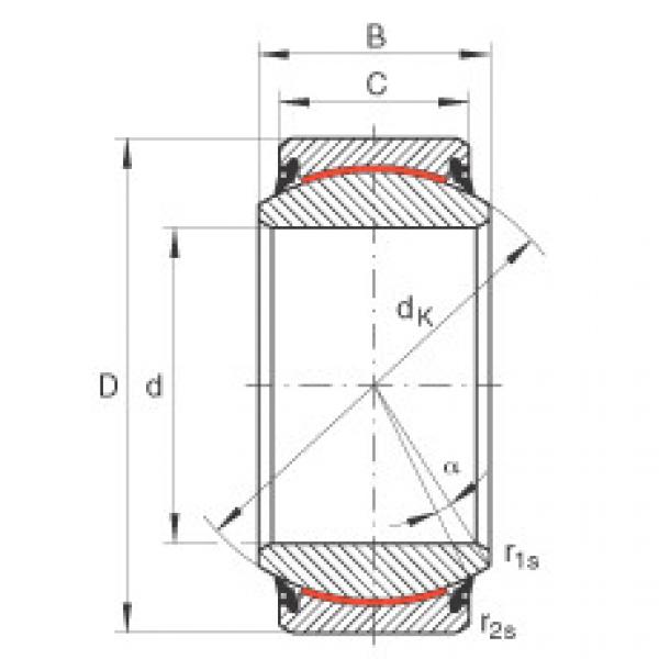 المحامل GE50-UK-2RS INA #1 image