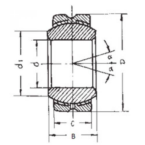 المحامل GEBK22S FBJ #1 image