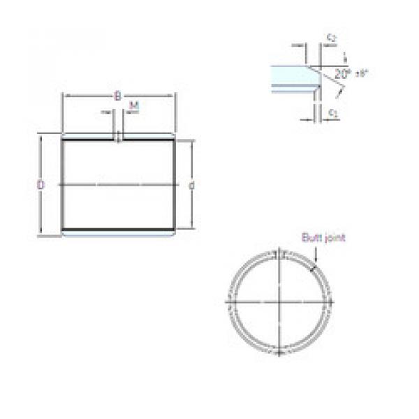 المحامل PCM 081008 E SKF #1 image