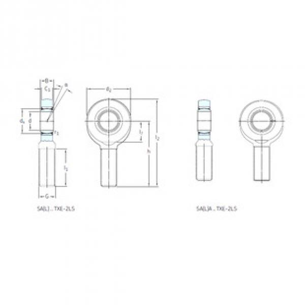 المحامل SAL35TXE-2LS SKF #1 image