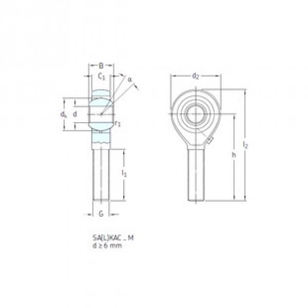 المحامل SAKAC6M SKF #1 image