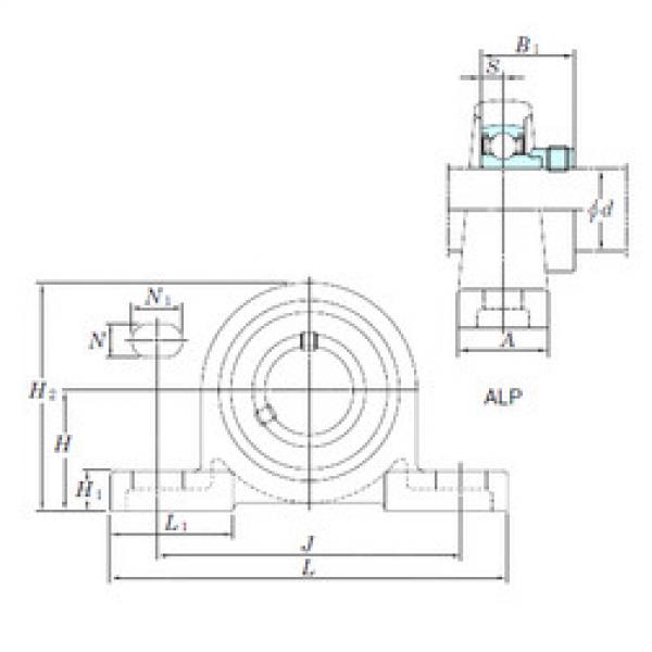 المحامل ALP208-24 KOYO #1 image