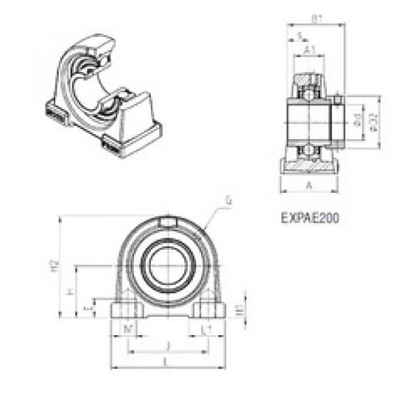 المحامل EXPAE208 SNR #1 image