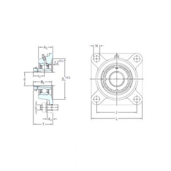 المحامل FYJ 35 KF+H 2307 SKF #1 image