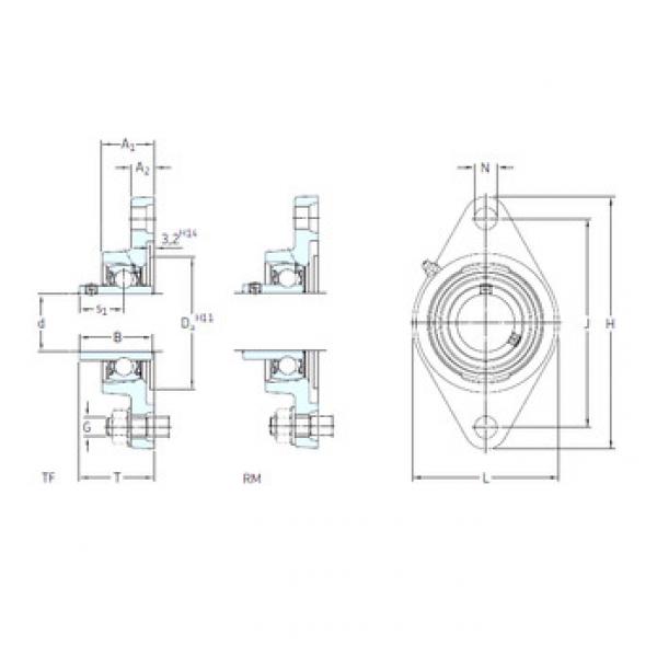 المحامل FYT 2.3/16 TF SKF #1 image