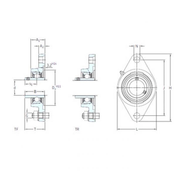 المحامل FYTB 40 TR SKF #1 image