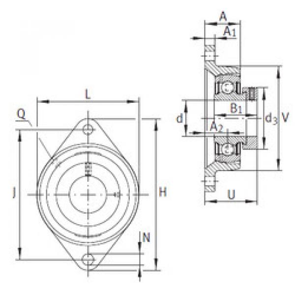 المحامل PCJT50-N-FA125 INA #1 image