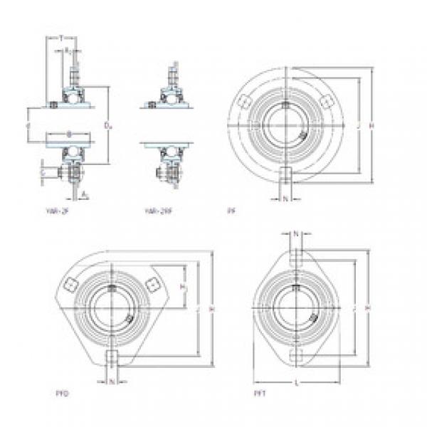 المحامل PFD 1.1/2 TR SKF #1 image