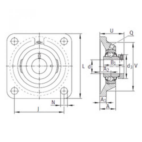 المحامل RCJ40-N-FA125 INA #1 image