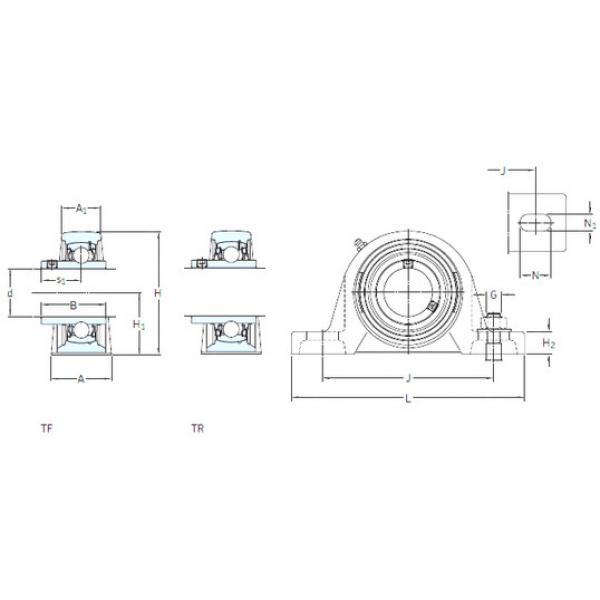 المحامل SY 1.3/8 FM SKF #1 image