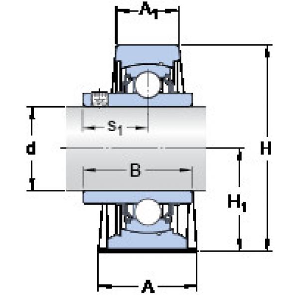 المحامل SY 1.1/2 TF/VA228 SKF #1 image