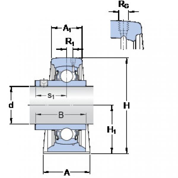 المحامل SYJ 45 TF SKF #1 image