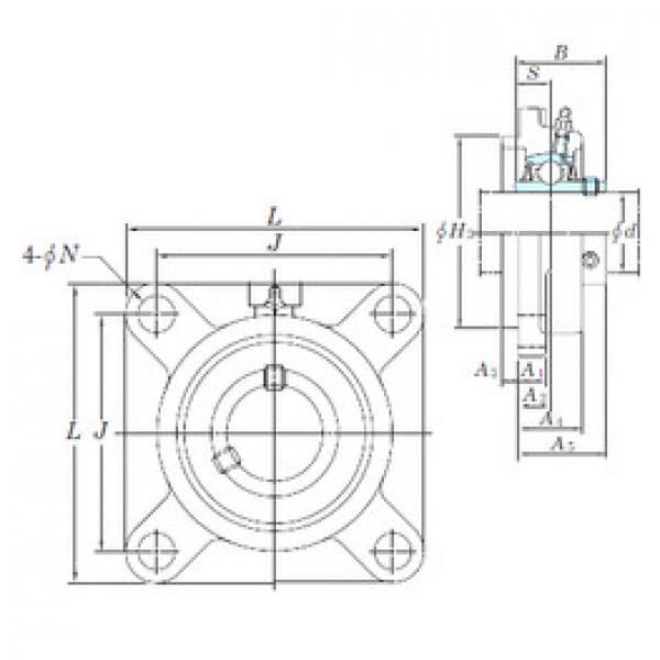 المحامل UCFS314 KOYO #1 image