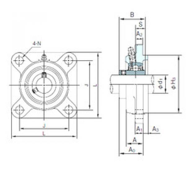 المحامل UCFS311 NACHI #1 image