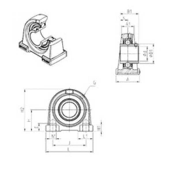 المحامل UCPAE209 SNR #1 image