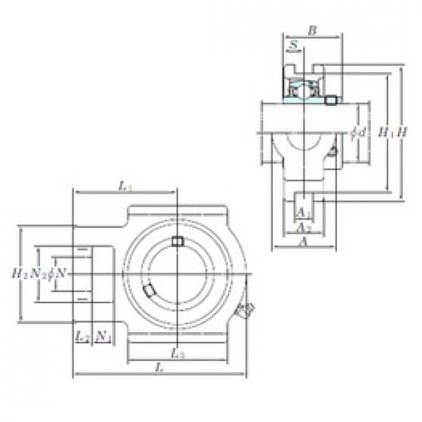 المحامل UCT208 KOYO #1 image