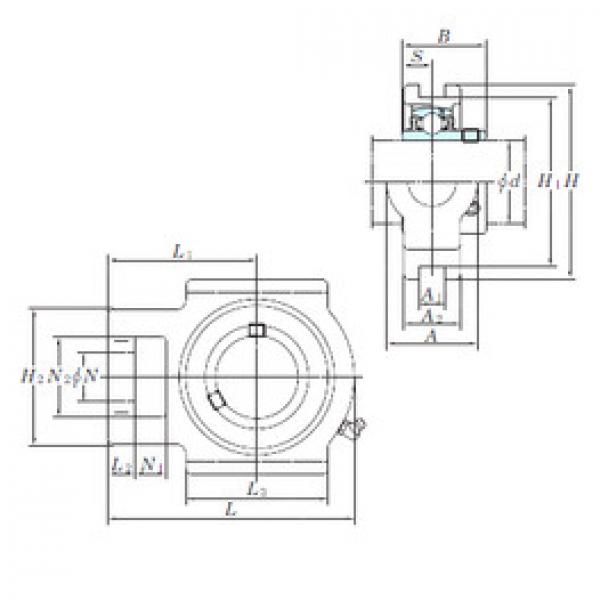 المحامل UCT211-32E KOYO #1 image