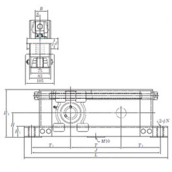 المحامل UCTU208-600 KOYO #1 image