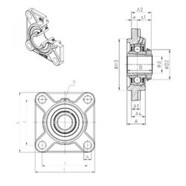 المحامل UKFS312H SNR #1 image